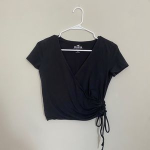 Hollister side-tie baby tee